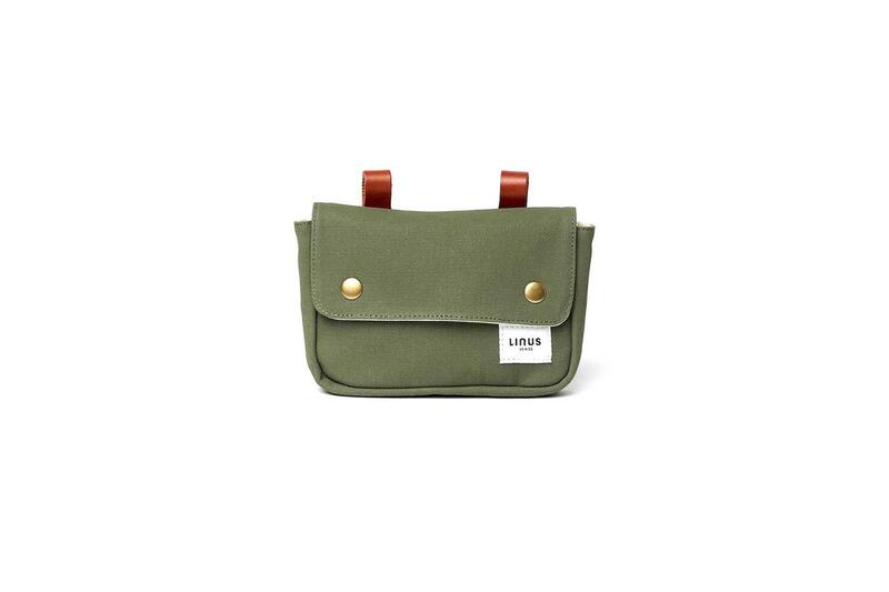 Linus Pouch-Hunter Green/Cream Linus Pouch-Hunter Green/Cream